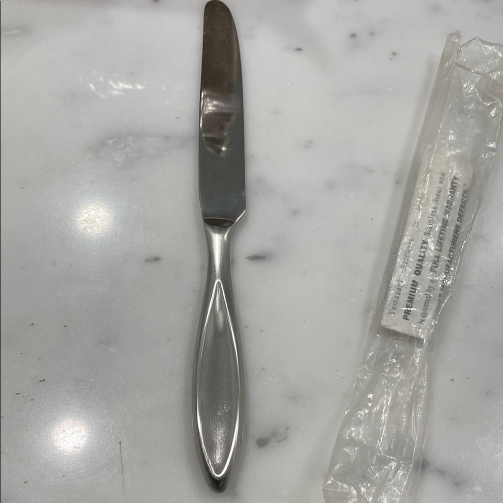 Yamazaki Solari Dinner knife Stainless Steel  NWT